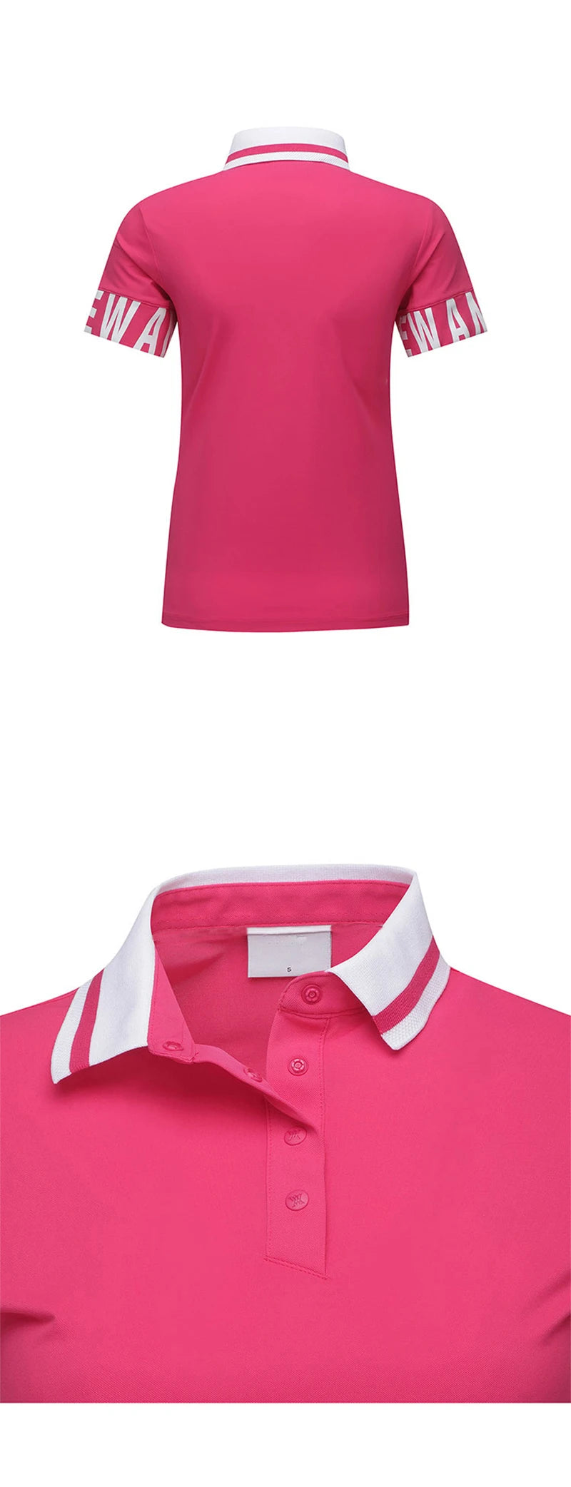New summer golf wear for women  casual, breathable quick drying sporty short sleeve T-shirt