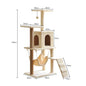 Multi-layer At Tree and Tower for Indoor Cats with Sisal-Covered Scratching Posts Spacious Hammock Padded Perches and Condos