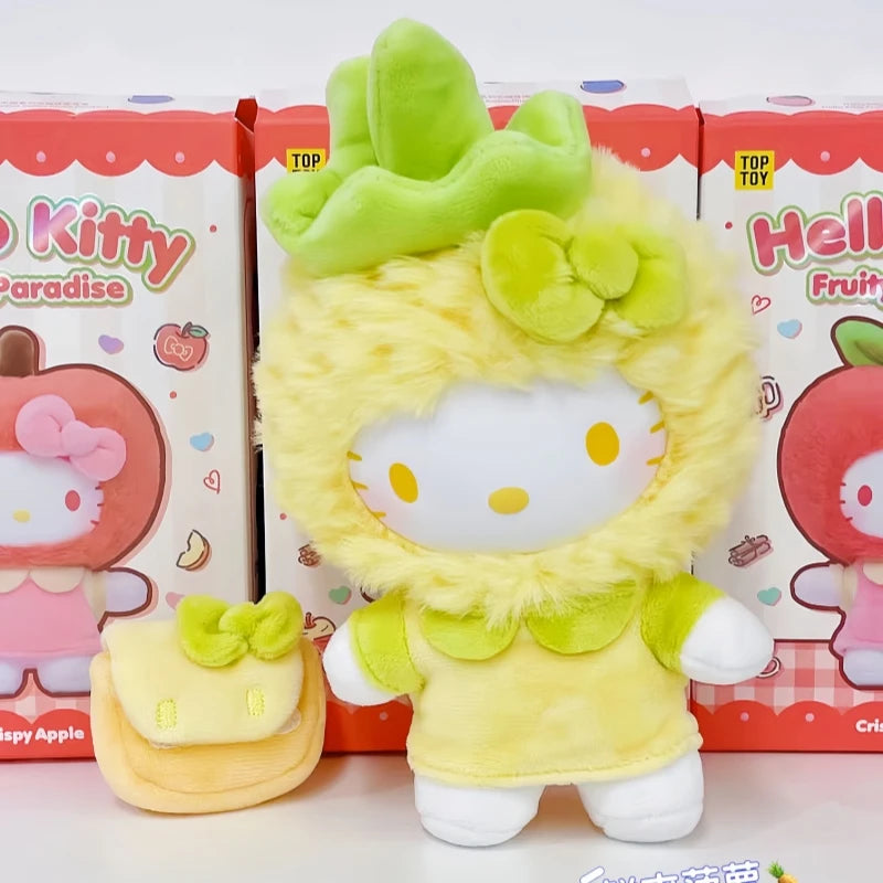 Genuine Hellokitty Fruity Paradise Series Blind Box Cute Vinyl Bag Pendant Doll Tide Play Toy Mystery Box Kids Birthday Gift
