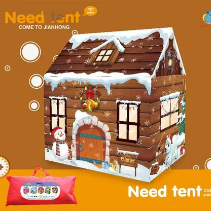 Kids Play House Game Tent Toys Dinosaur Pink Ice Cream Boy Girl Princess Castle Portable Indoor Outdoor Children Play Tent House