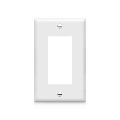 1pc Wall Panel Light Switch Cover, Various Styles, Pure White, Wall Panel Light Switch Socket Cover,Sturdy and Durable