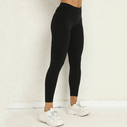 Yoga Pants Women V Back Leggings High Waist Gym Pants Female Push Up Sport Fitness Joggings Workout Scrunch Butt Sports Leggings