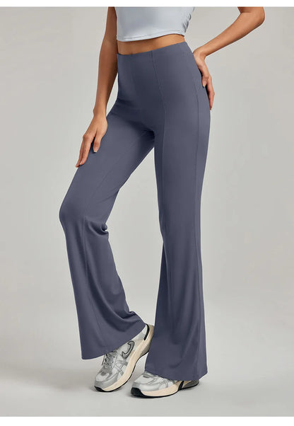 Yoga Pants for Women High Waisted Trousers Butt Lifting Flared Leggings Stretchy Gym Workout Pants  Pilates Woman clothing