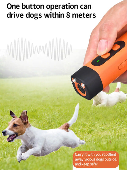 Bark Deterrent Alternative to Bark Collars Professional Anti-Bark Long Range Ultrasonic Tool Alternative to Painful Shock Collar