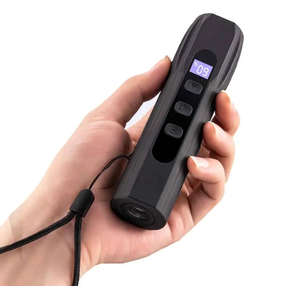 Pet Dog Repeller Anti Barking Stop Bark Dogs Training Device LED Ultrasonic Dogs Adapter Without Battery Pet Supplies
