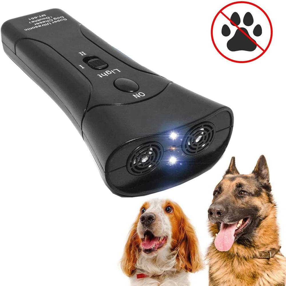 Pet Dog Repeller Anti Barking Stop Bark Training Device Trainer LED Ultrasonic Anti Barking Ultrasonic Without Battery dog