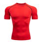 Sport T Shirt Men Quick Dry Short Sleeve Sport Tee Tops Gym Fitness Compression Shirt Training Running T-Shirt Men Rashgard