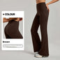 Yoga Pants for Women High Waisted Trousers Butt Lifting Flared Leggings Stretchy Gym Workout Pants  Pilates Woman clothing