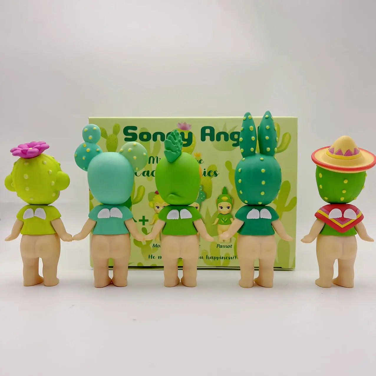 Sonny Angel Mini Figuhe Cactus Series Mysterious Surprise Blind Box Tide Play Toy Doll Lucky Mascot Hand-Made Christmas Gifts