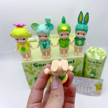 Sonny Angel Mini Figuhe Cactus Series Mysterious Surprise Blind Box Tide Play Toy Doll Lucky Mascot Hand-Made Christmas Gifts