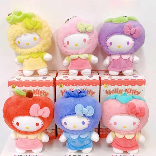 Genuine Hellokitty Fruity Paradise Series Blind Box Cute Vinyl Bag Pendant Doll Tide Play Toy Mystery Box Kids Birthday Gift