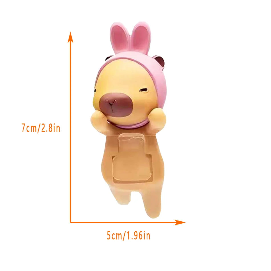New Blind Box Capybara Series Hippers Harvest Cute Hippie Doll Trendy Car Mobile Phone Ornaments Dumplings Children'S Toy Gift