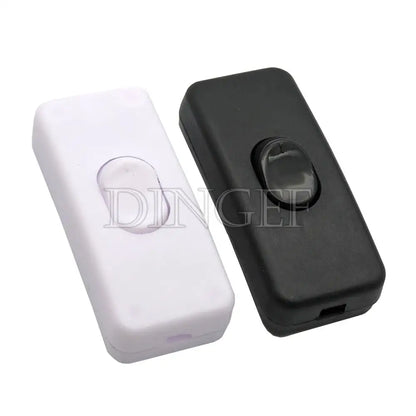 2PCS Light Switch AC 0-250V 6A Lnline ON/OFF Toggle Rocker Switches Control For LED Lighting Table Desk Lamp