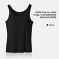 Wear a small strapless top over a chest pad