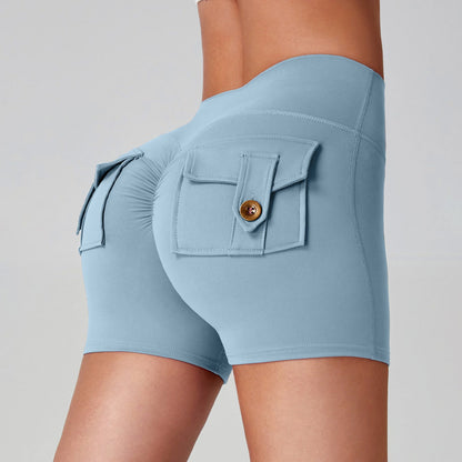 High-Elastic Quick-Dry Yoga Fitness Shorts