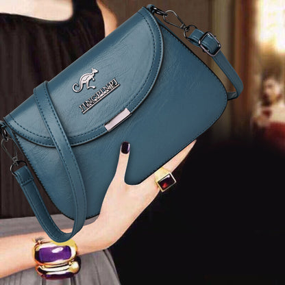 Women's Elegant PU Small Square Crossbody Bag