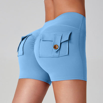 High-Elastic Quick-Dry Yoga Fitness Shorts