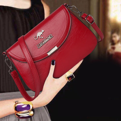 Women's Elegant PU Small Square Crossbody Bag