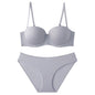 Women's Strapless Push-Up Bra Set