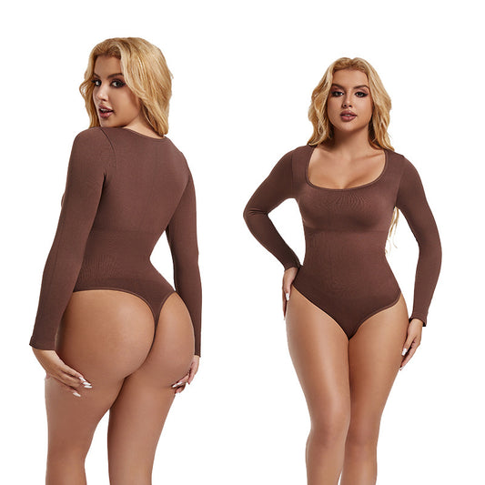 Seamless slimming dress set