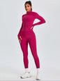 Solid-color yoga wear set