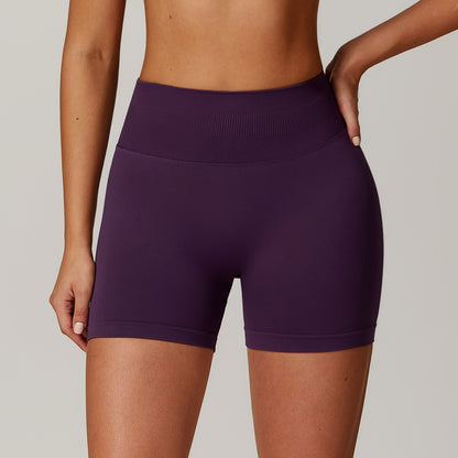 Seamless High Waist Yoga Shorts for Women