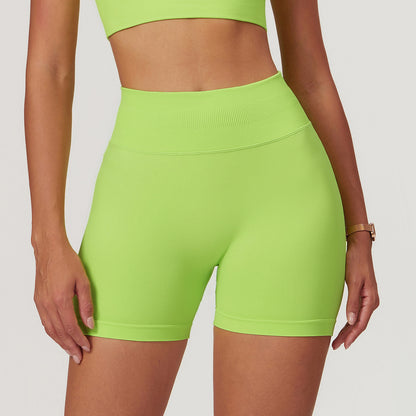 Seamless High Waist Yoga Shorts for Women
