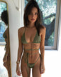 Simple bandage swimsuit bikini