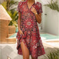 Bohemian print dress for women