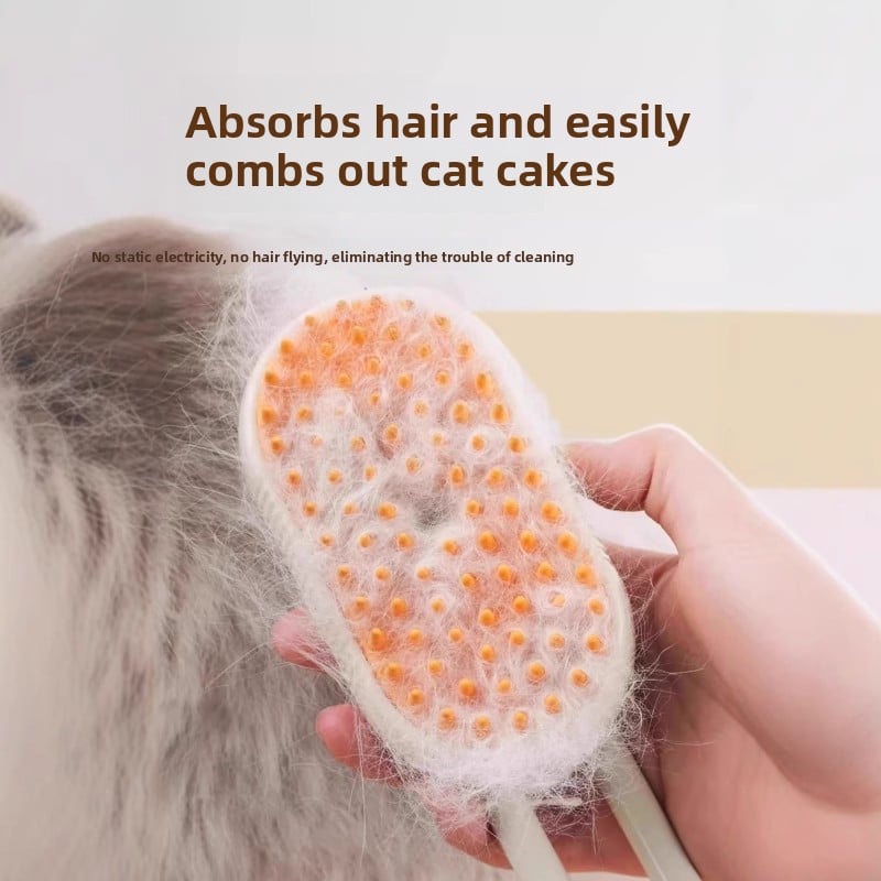 USB Rechargeable Pet Grooming Spray Massage Comb