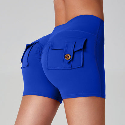 High-Elastic Quick-Dry Yoga Fitness Shorts